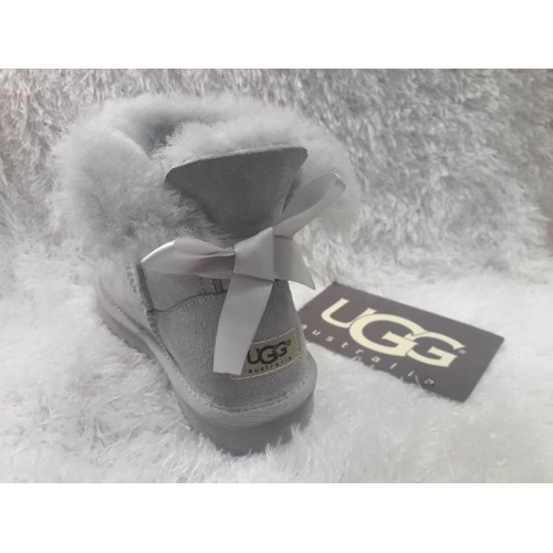 UGG Mini Bailey Bow Light Grey